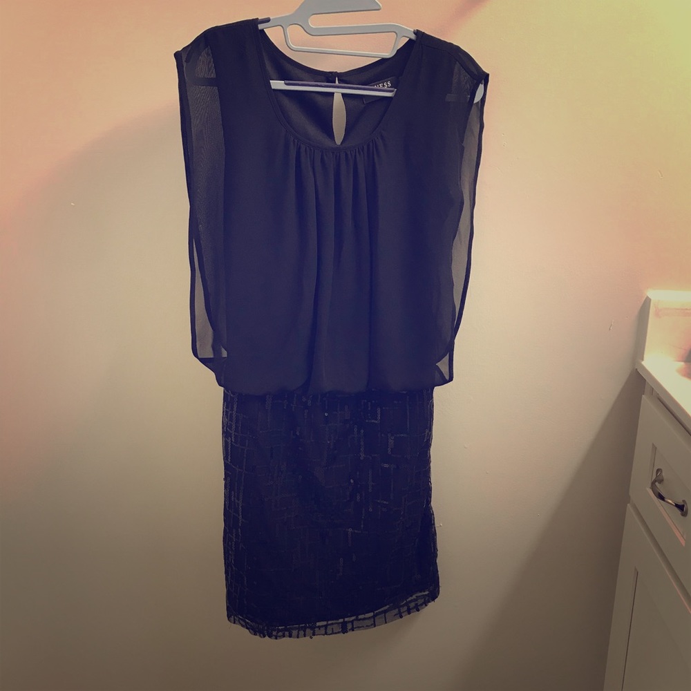 Black Mini Dress by GUESS